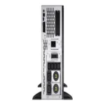 SMX3000HVTUS Rear showing 208V Outlets and Battery Connector