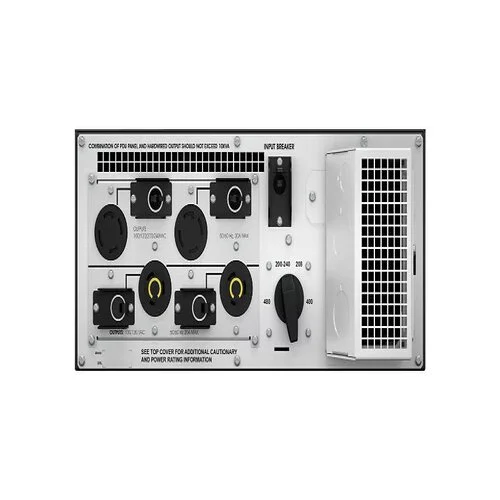 SRT10KRMTF Rear Panel showing NEMA 5-20R and L6-30R Output Outlets