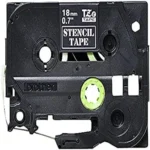 Front view of Brother STE-141 stencil tape cassette with label and cartridge housing