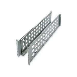 APC 4-post rack mount rails front view gray