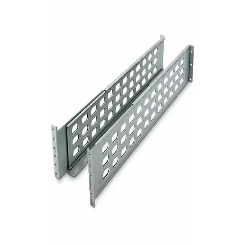 APC 4-post rack mount rails front view gray