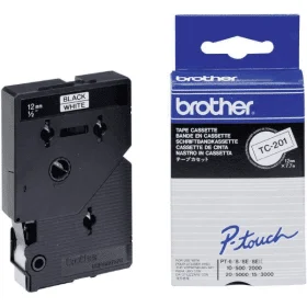 Front view of Brother TC201 thermal paper roll pack with label and packaging