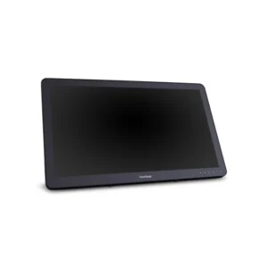 Front view of ViewSonic TD2430 touch monitor with adjustable stand