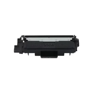 Front view of Brother TN223BK black toner cartridge with product label and part number