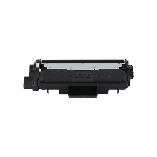 Front view of Brother TN227BK high-yield black toner cartridge with label and part number