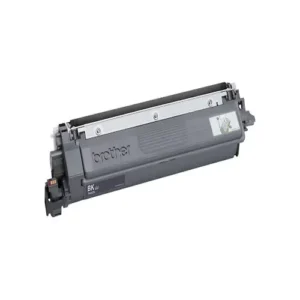 Front view of Brother TN229BK black toner cartridge with label and branding