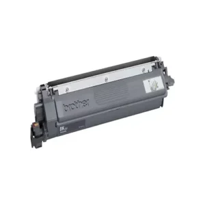 Front view of Brother TN229XLBK high-yield black toner cartridge with label
