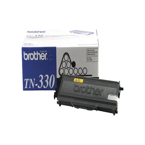 Side view of Brother TN330 toner cartridge showing cartridge profile