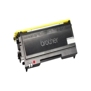 Front view of Brother TN350 black toner cartridge with product label and part number