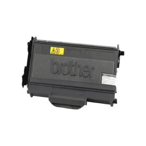 Front view of Brother TN360 black toner cartridge with part number label