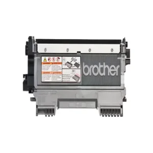 Front view of Brother TN420 black toner cartridge with product label
