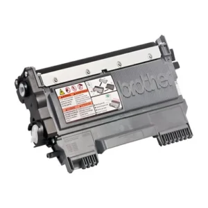 Front view of Brother TN450 black toner cartridge with visible label