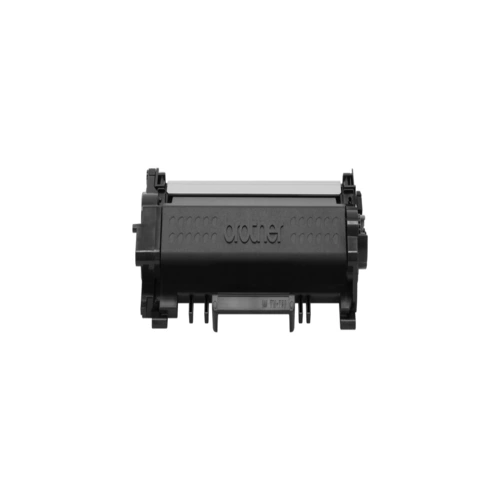 Front view of Brother TN730 black toner cartridge label and housing
