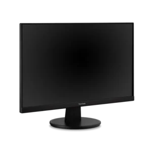 Front view of ViewSonic VA2447-MH monitor with 24-inch display and thin bezels