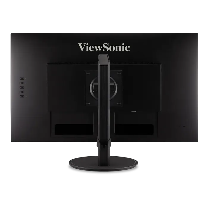Back view of ViewSonic VA2447-MHJ monitor showing HDMI, VGA, and power ports