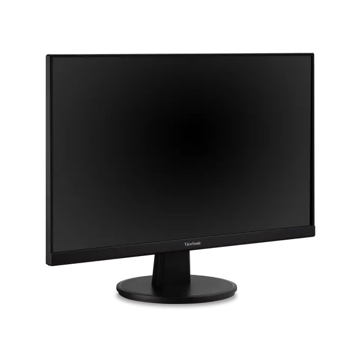 Front view of ViewSonic VA2447-MHU monitor with 24-inch display and narrow bezels