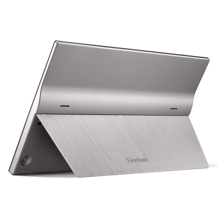 Back view of VG1655 portable display rear housing