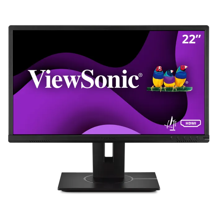 Front view of VG2240 monitor with widescreen display