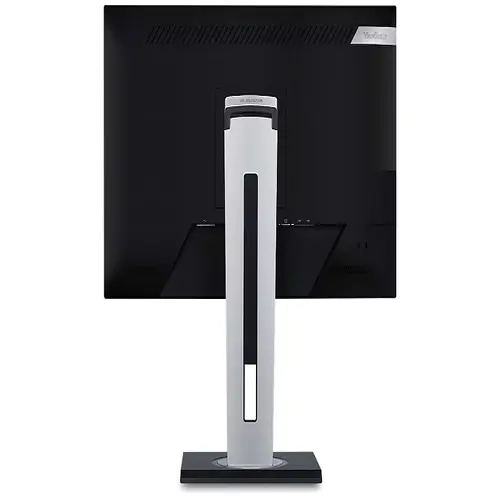 Back view of ViewSonic VG2248 monitor showing fully adjustable stand and ports