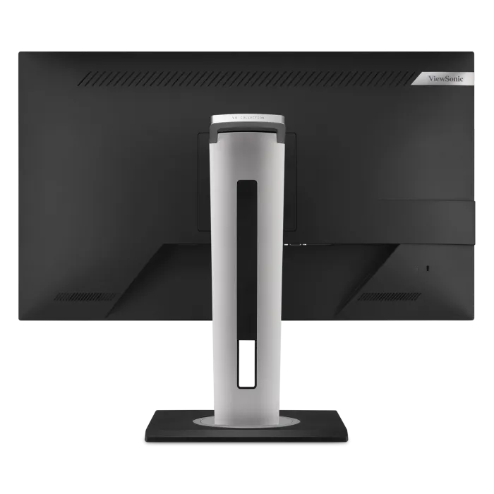 Back view of VG2748A monitor with adjustable stand