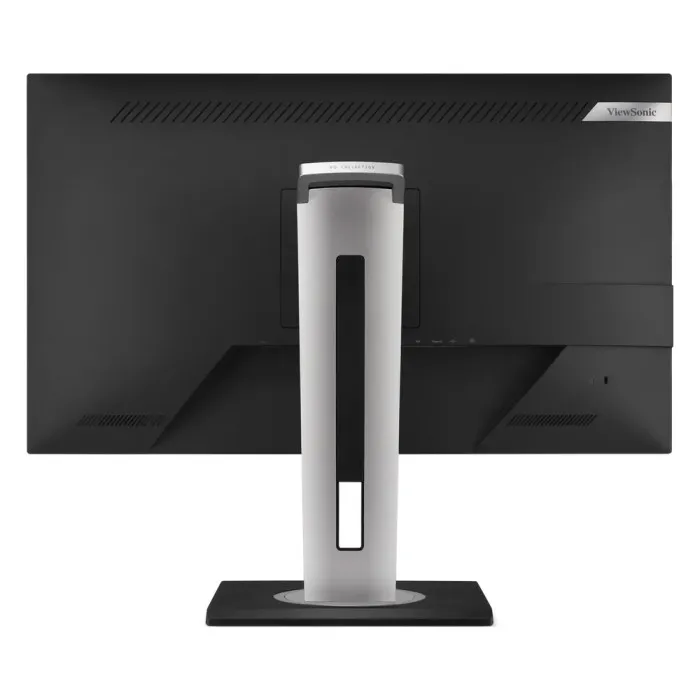 Back view of VG2756-4K monitor with stand
