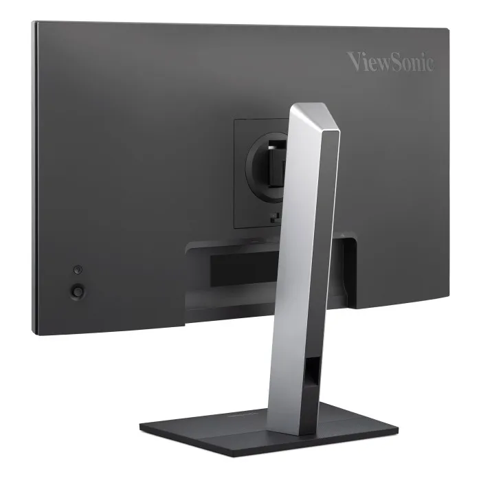 Back view of VG2758-2K monitor showing stand and rear connectivity