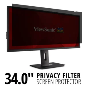 Front view of VP-PF-3400 privacy filter for monitor
