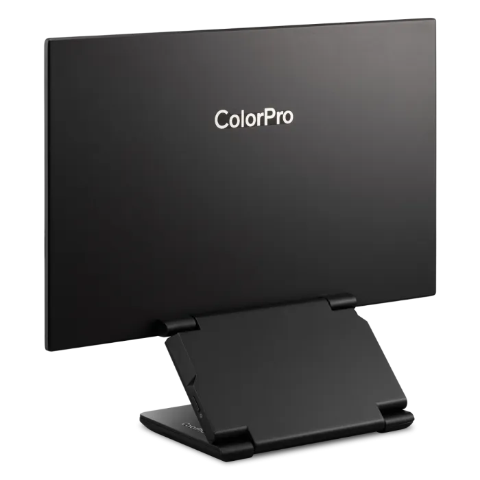 Back view of VP16-OLED monitor rear panel