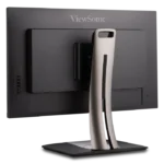 Back view of VP3256-4K monitor with rear connectivity