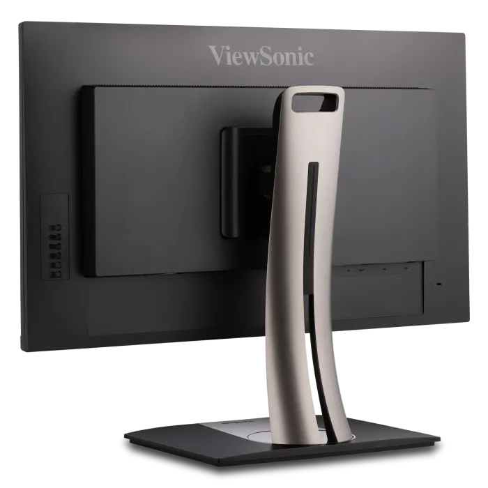 Back view of VP3256-4K monitor with rear connectivity