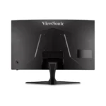 Back view of ViewSonic VX2418C monitor showing rear design and connectivity