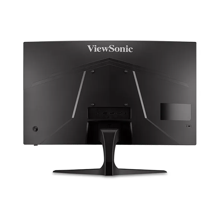 Back view of ViewSonic VX2418C monitor showing rear design and connectivity