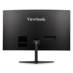 Back view of ViewSonic VX2718-PC-MHD monitor showing rear design and connectivity ports