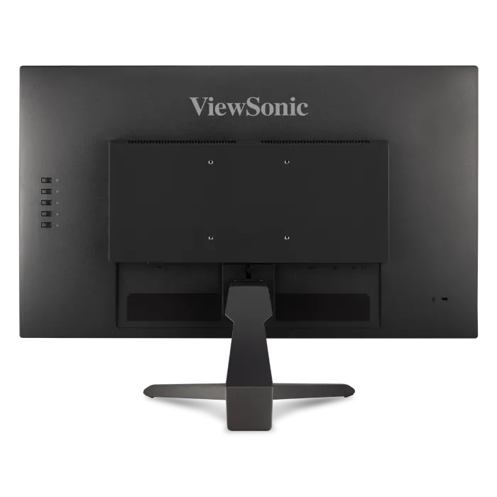 Back view of ViewSonic VX2767-MHD monitor showing rear panel and port access