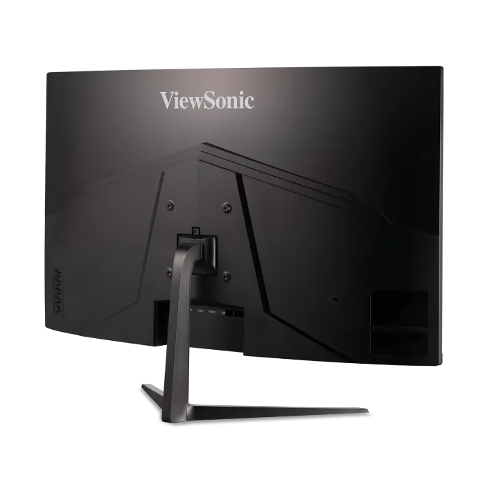 Back view of ViewSonic VX3218-PC-MHD monitor showing rear casing and ports