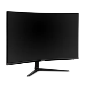 Front view of ViewSonic VX3218-PC-MHD curved gaming monitor with large display