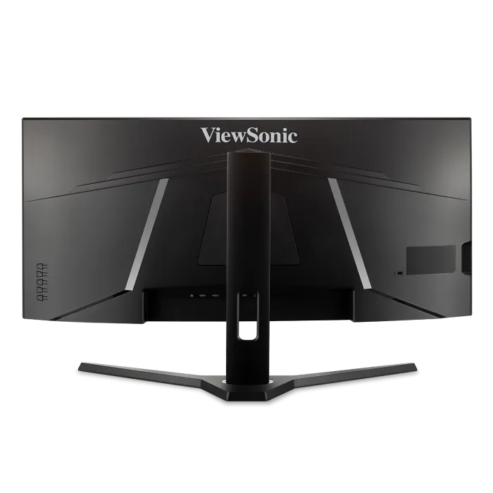 Back view of ViewSonic VX3418-2KPC monitor showing rear design and port layout