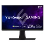 Front view of ViewSonic XG320U gaming monitor with 4K UHD display