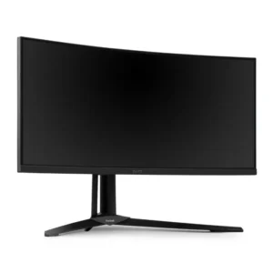 Front view of ViewSonic XG341C-2K curved gaming monitor with ultrawide display