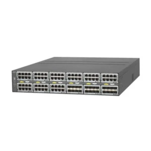 Front view of NETGEAR XSM4396K1 network switch showing port panel