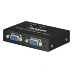 Black Box AC1056A-2 power adapter front view with DC output connector and LED status indicator for powering network equipment
