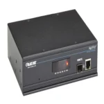 Black Box ACR1000A-R-R2 KVM receiver front view with DVI-D local video port and USB keyboard/mouse ports