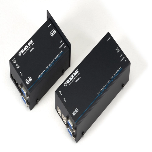 ACU5250A-R2 KVM extender front view with interface ports and status indicators