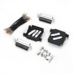 Black Box FA802 fiber optic adapter front view with connector alignment sleeve for fiber optic mating