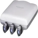 FAP-234G-A front view with LED status bar and wall-mount alignment