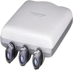 FAP-234G-A front view with LED status bar and wall-mount alignment