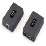 Black Box IC282A USB extender front view with USB ports for device extension