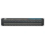 Black Box JPM806A-R2 patch panel front view with port configuration and rack-mount design