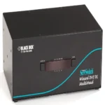 KV2404A KVM switch front view with status LEDs and channel selector buttons