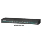 Black Box KV9008A KVM switch front view with 8 port selection buttons and LED channel indicators